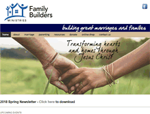 Tablet Screenshot of familybuilders.net
